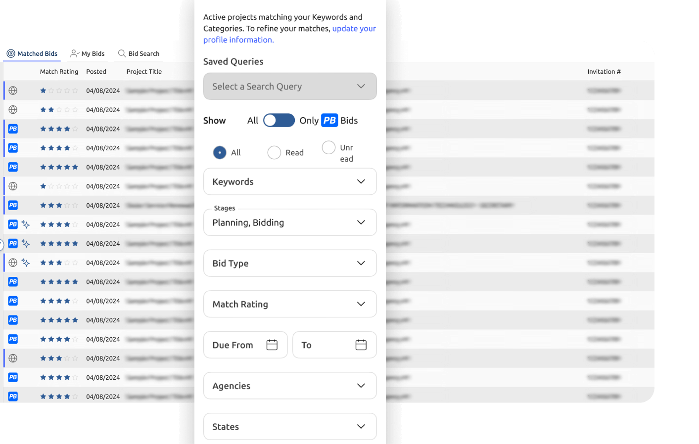 Rapid Bid Discovery