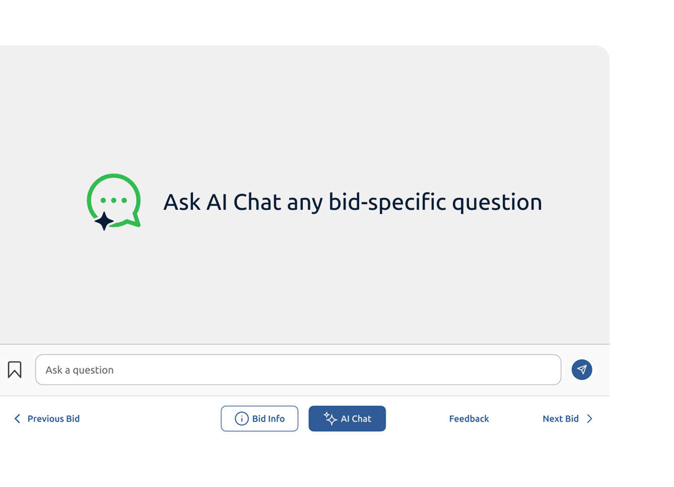 Browse, Filter and Understand Any Bid
