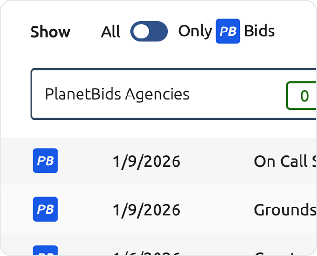 PlanetBids or Nationwide Bids